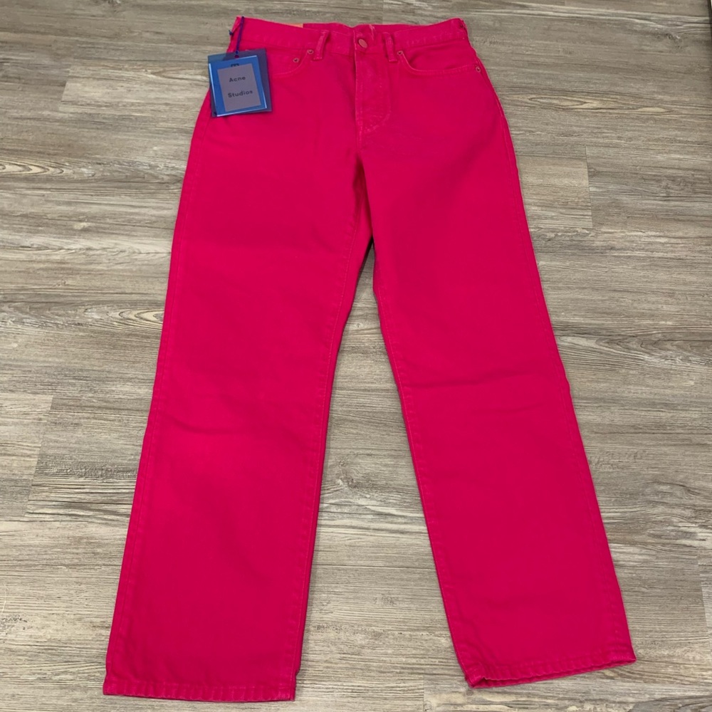 NWT Acne Studios Mece Reactive Dye Fuschia (Hot) Pink Size 27 (Size 4)